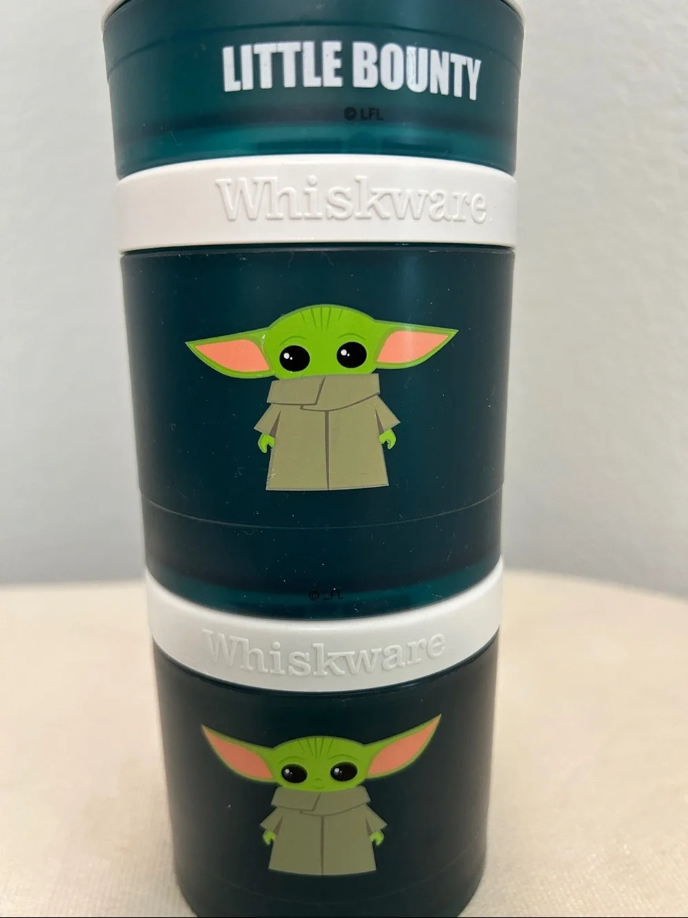6 Piece Whiskware Stackable Snack Containers for Kids -Toddlers Stackable Cups